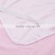 Hypoallergenic Rolled Pink Cotton Terry Bound Bed Sheets