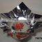 Aluminium Metal Fruit Plate Round Mirror Polish