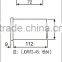 Yard and inches forward and reverse Cable meter counter cable length measurement