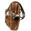 Boshiho vintage cowhide leather handle handmade travel bags organizer