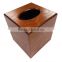 hot selling FSC&SA8000 nice wooden tissue storage box with sliding lid