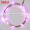 LIDORE LED Purple Christmas Battery Operated Copper Rice Light