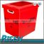 Recycled plastic corrugated dustbin
