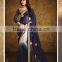 Multi Color Viscose Georgette On Net Saree