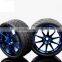 DIY Toy car wheel rubber 65mm tire, robot 1:100