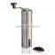 Stainless Steel Manual Coffee Grinder Hand Coffee Bean Grinder Mill Spices Miller with Ceramic Burr Grinding Tool Home Travel