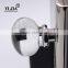 egg shape clear zinc alloy crystal glass door knob handle