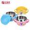 Stainless Steel Plastic Colorful Kid drinking cups with cover 10CM