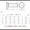 factory price nylon hex head screw