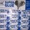 Aluminium Tube Super glue in 12pcs in packs 100% 502