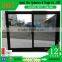 BI folding window in the aluminum profile with wooden color aluminum profile frame folding door and window