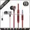 high quality metallic earphone with microphone and volume control