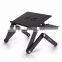 Notebook Computer Desk/Fold Aluminum Laptop Table With Fan