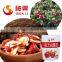 Organic hawthorn berry fruit chips, freeze dried fruit chips