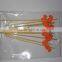 Decorative fruit toothpicks with colorful fruit logo