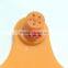 TPU orange cattle ear tag 78*56 mm metal pin