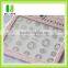 Wholesale Custom Cheap Price Silver 3D Nail Sticker