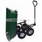 Garden Dump Cart Dumper Wagon Carrier Utility Wheelbarrow Air Tires Heavy Duty