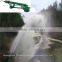 Gear drive rotate 360 travelling gun sprinkler
