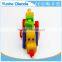 colorful Pull Along wiggles Dog Wooden Toy wiggles as you pull they make a clicking sound and make a fun baby