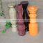 Colorful decorative tall wooden candle holders for weddings