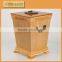 Most Popular Resistant Special Handmade Wooden Dustbin