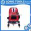 Cheap and high quality rotary 2 lines red beam laser level tools with tripod