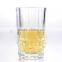 Hot machine made embossed wiskey glass