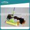 Toprank Newest Design Telescopic Aluminum Mop Handle Easy Dry 360 Smart Sponge Mop Floor Cleaning Sponge Roll PVA Mop
