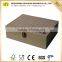 custom paulownia wood tea box with 6 compartments
