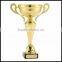 Custom gold achievement trophy gold metal trophy novel trophy cup for sports competition