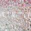 artificial silk ombre flower wall with wood panel for wedding decoration