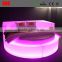 New products remote control luxury Circle shape hotel bed with 16 colors changing led light