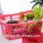 Useful plastic storage basket, baskets in bulk