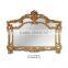 French antique wall mirror and console table