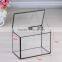 Garden Decoration Geometric Glass Terrarium / Cube / Handmade Glass Plant Flower Pot for Indoor Garden