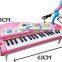37 key multi-function electronic musical electronic piano with microphone toy for kids, dongguan instrument toy