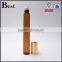 cosmetic packaging fragrance perfume essential oil long thin amber browm roll on bottle 10ml tube glass bottle roll on wholesale