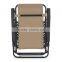 2 Pack Garden Teslin Pool Tan Folding Zero Gravity Lounge Chair