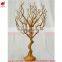 Golden tree christmas tree for wedding decoration dry tree branch for jewelry hanging
