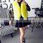 winter high-grade candy color thick luxury lady short faux fox fur vest woman dress