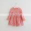 Elegant Flower Girls Dress 2017 Autumn Winter Kids Girl Lace Princess Party Dresses For Girls Wedding Dress Children Clothes