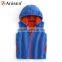 apparel manufacturer custom reversible polar fleece with hoodies children's vests