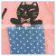 Knitting pattern childs vest, casual vest for girl, cat print vest