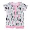 baby ruffle rompers wholesale floral animal print newborn baby clothes body romper for kids
