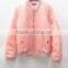 Runwaylover Spring Outerwear Waterproof Black Short Baseball Coats Women Bomber Jacket