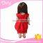 Fits 18 inch american girl baby doll clothing cool red chiffon skirt cake tutu mini skirt