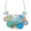 Zinc Alloy Necklace with 2lnch extender chain Flower New Design fashion Jewelry Necklace