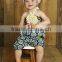 Mustard Pie cute girls boutique remake clothing sets polka dot print summer outfit