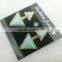 Retro Women Gold/Silver Turquoise Triagnle Earrings Jewelry Gift